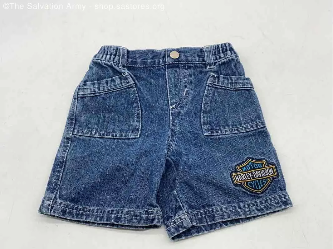 Harley davidson jean best sale shorts