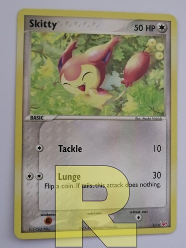Skitty ® Trainer Kit 6/10 ® Promo ® Pokemon ® Inglese ® EX - 第 1/3 張圖片