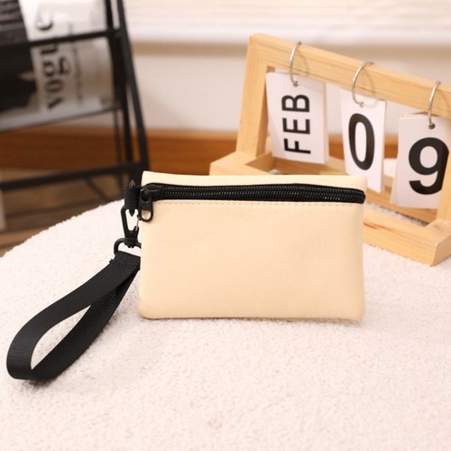 Solid Color Coin Purse Waterproof Card Bag Portable Small Wallet - Picture 18 of 18