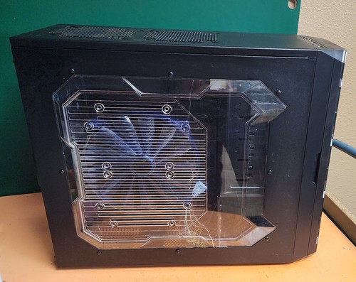 Apevia X-Cruiser3 Mid-Tower ATX Gaming PC Tower Case (Blue) - Picture 4 of 7