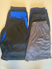 LOT of 6 Boys MESH Athletic SHORTS Size Medium 32 34 Old Navy Reebok