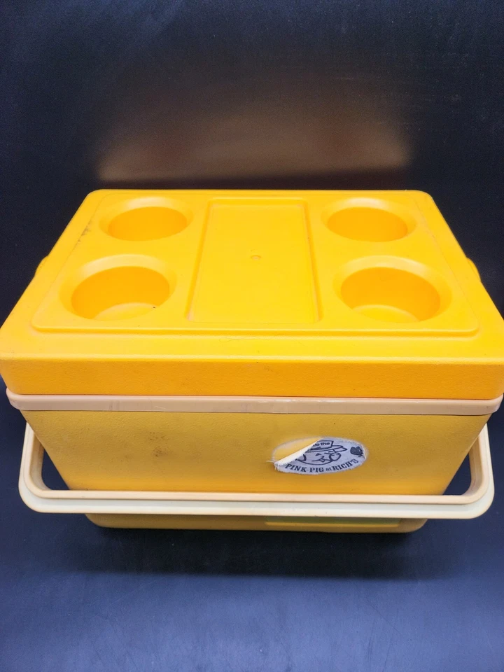 Termo de colección envasadora solar lonchera enfriador cofre de hielo paquete de 12 portavasos naranja Foto 3 de 4