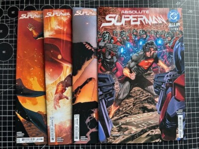 DC Absolute Superman #2 A Cover + Asrar, Manhanini, Albuquerque Variants