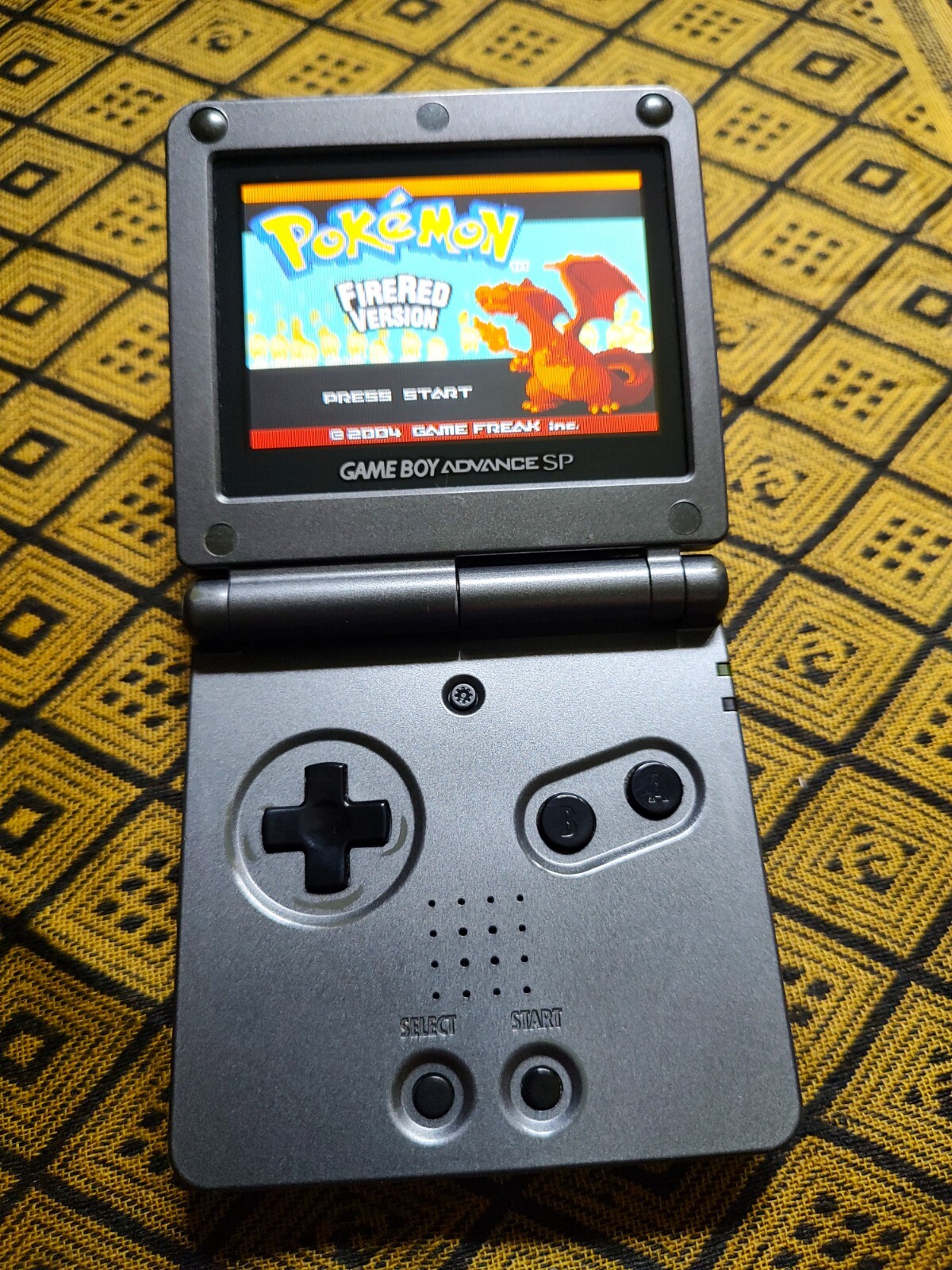Nintendo Game Boy Advance GBA SP AGS101 Backlit Screen Graphite Black
