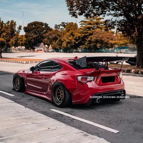 Universal Swan Wing GT Universal Carbon Fiber Style Wing Spoiler Rear Trunk Wing - Picture 16 of 24