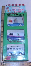 TINY GIANT SERIES HIGHWAY EQUIPMENT CAR SET TIN FRICTION TOYS SSS JAPAN BOXED