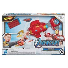 NEW Nerf Marvel Avengers Iron Man Repulsor Blast Gauntlet Dart Launching