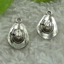Free Ship 208pcs tibet silver Hat charms 21X13mm B3844