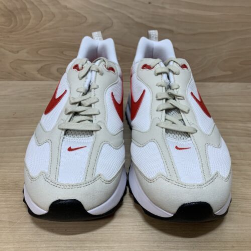 Nike Air Max Dawn Size 10 Mens Lt Bone University Red Shoes - Picture 3 of 12