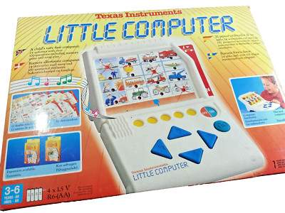Texas Instruments Little Computer Retro Vintage elektronisches pädagogisches Spielzeug in Schachtel