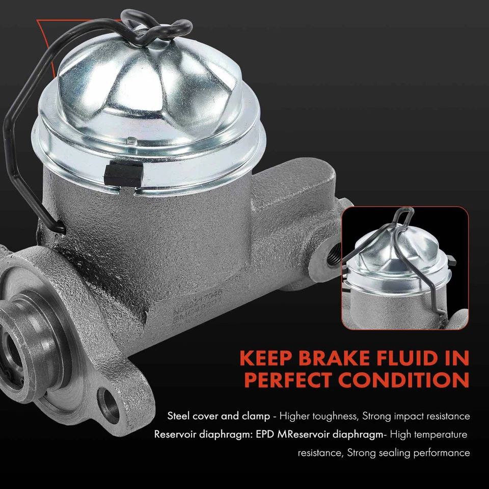 Cilindro maestro de freno con depósito para Buick LeSabre 1963-1966 Electra Riviera Foto 3 de 4