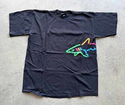 Shark Week 2020 Shirts Vintage Greg Norman Black Cotton Wrap