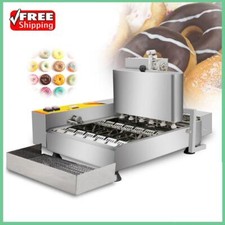 Commercial Automatic Doughnut Maker Donut Fryer 6 Donut Electric Frying Machine