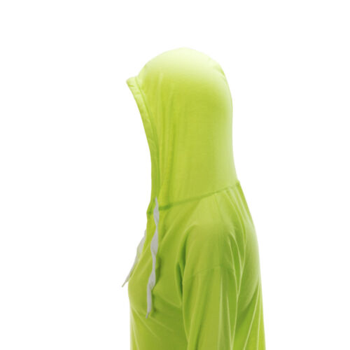 LANGARM T-SHIRT mit KAPUZE HERREN Damen FLUO Shirt SWEATSHIRT - Bild 2 von 16