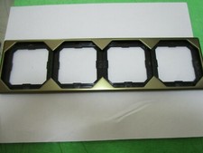 Merten OctoColor 4-fach Rahmen in bronze gebraucht 