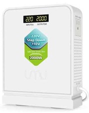 UMI 2000W Step Down Voltage 220v to 110v Converter, Heavy Duty Power Converter