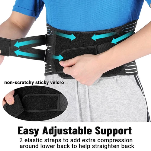 Lumbar Lower Back Support Brace Pain Relief Posture Orthosis Waist Belt Therapy - Picture 8 of 15