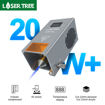 LASER TREE 20W Optische Leistung Laser Gravur Modul Kopf mit Luftunterstützung
