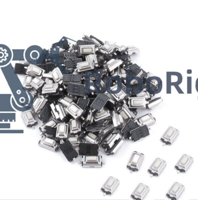 50pcs 3X6X2.5mm Tactile Push Button Switch Tact Switch Micro Switch 2 Pin SMD