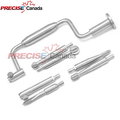 OR Grade Hudson Brace Hand Dril Set Surgical Orthopedic Instruments