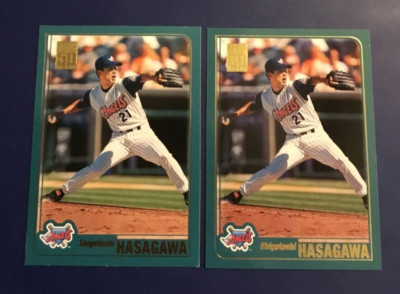 2001 Topps # 39 SHIGETOSHI HASAGAWA Lot 2 Anaheim Angels Baseball