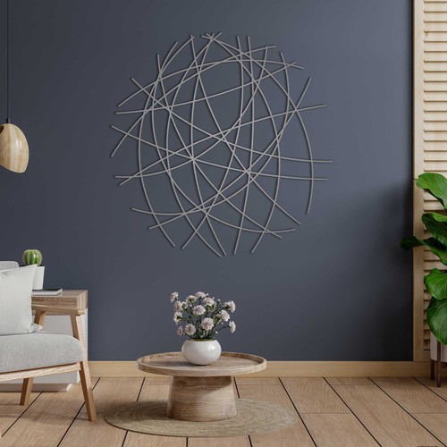 Elegant Metal Wall Art, Contemporary Decor, Abstract Wall Decor, Luxury Home - Picture 9 of 21