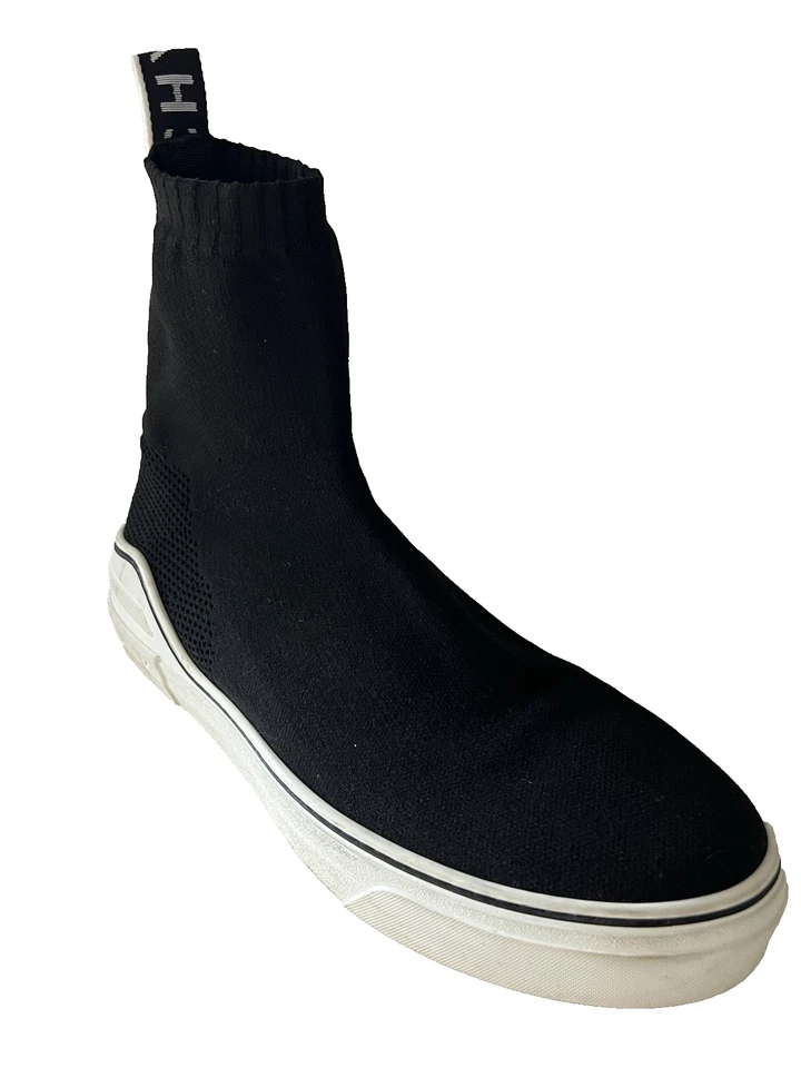 Givenchy George V mid sock sneaker black men's shoes US 9 42 casual stretch - Image 3 of 4