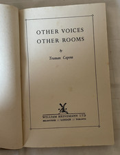 Truman Capote Other Voices Other Rooms 1948 First Edition First Imp UK Heinemann