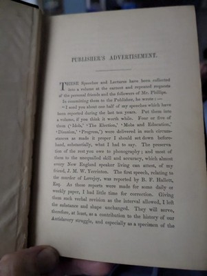 Wendell Phillips - Speeches And letters And Lectures 1863