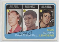 1972 Topps League Leaders Jack Marin Calvin Murphy Gail Goodrich #174 HOF 14er