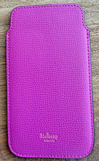 Mulberry Pink Iphone 6/7 Cover and Card Slip Case