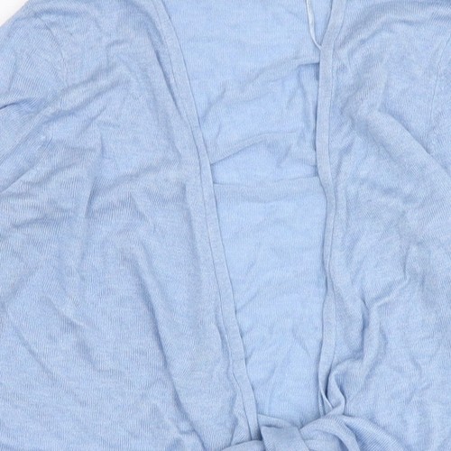 Blaue Damenstrickjacke von M&Co, Größe 12, Baumwollmischung - Bild 6 von 12