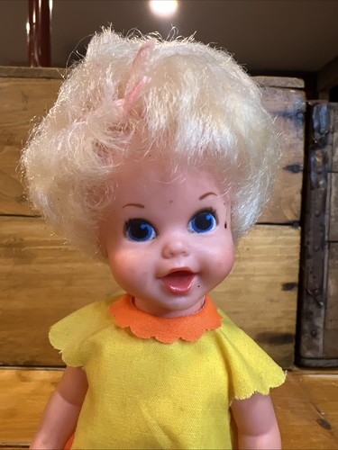 7" Vintage Mattel "Baby Fun" Doll 1968 All Original Clothes No Shoes - Picture 2 of 8