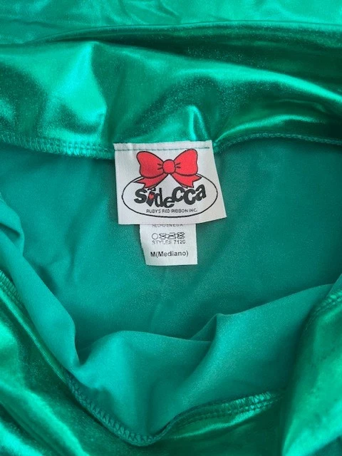 Falda cola de sirena brillante. Mujer talla M. Tela metálica elástica. Disfraz Foto 4 de 4