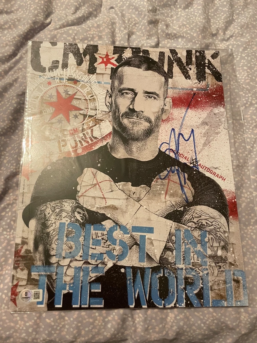 CMパンク 直筆サイン フォト 2025WWE日本公演公式グッズ CM PUNK CMパンク 直筆サイン フォト 2025WWE日本公演公式グッズ CM PUNK CM