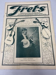 1926 FRETS Magazine Jazz Age Guitar Banjo Mandolin Vintage Vol 2 No 7 - RARE!
