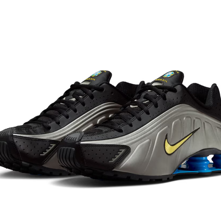 Brazil National Team Nike 2026 Shox R4 Shoes - Black SIZE 12 | eBay
