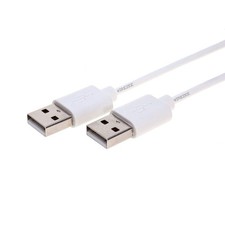 USB 2.0 Type Cable A Male to A Black/White 3Ft, 6Ft, 10Ft, 15Ft White