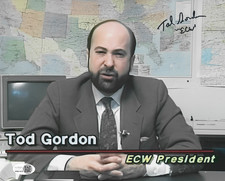 Auotgraphed Tod Gordon photo JSA certified  ECW