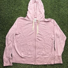 Aerie Offline Full Zip Hoodie Womens Medium M Pink Super Soft