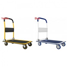 Heavy-Duty Foldable Push Cart Dolly 660 lbs Capacity Flatbed Hand Truck
