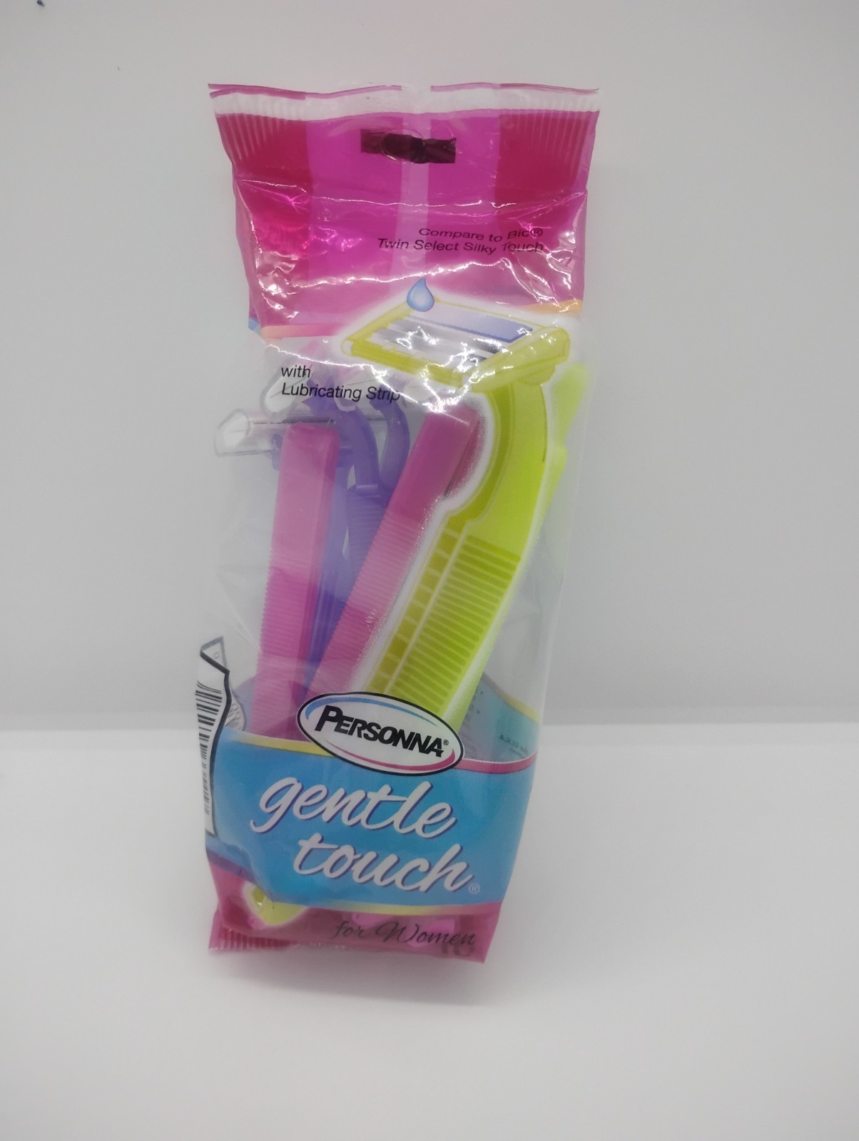 150 Ct.  Personna Twin Blade Disposable RAZORS ~Multi Colored,  Gentle Touch