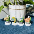 4 Good to Grow Jurassic World Park Juice Toppers Dinosaurs T-Rex Raptor Kids  — photo 3