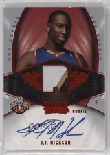 2008-09 Fleer Hot Prospects Rookie Red 23/25 JJ Hickson #123 Auto 0c6