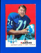 1969 Topps ALEX KARRAS #123 EX crease-free SET BREAK S&H Comb'd