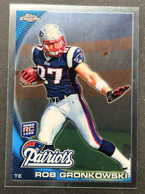 2010 Topps Chrome - Rob Gronkowski #C112 New England Patriots - RC