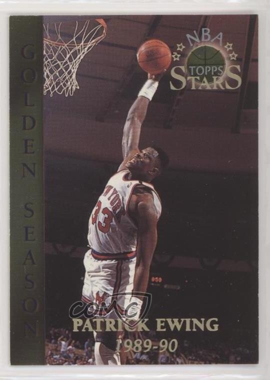 1996 Topps Stars Golden Season Members Only Patrick Ewing #66 HOF 0a2