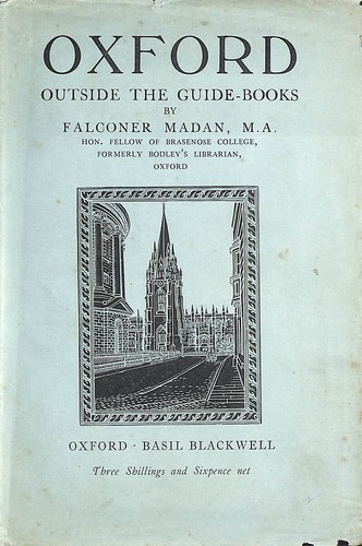 Oxford vor den Reiseführern von Madan, Falconer