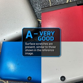 Nintendo 3DS XL LL Console Red Multi-Region Cartridge Compatible 64G SD Stylus