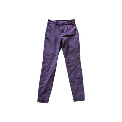 Old Navy Women s High-Rise Pixie Ankle Skinny Pants Plum/Raisin Size 6 Tall